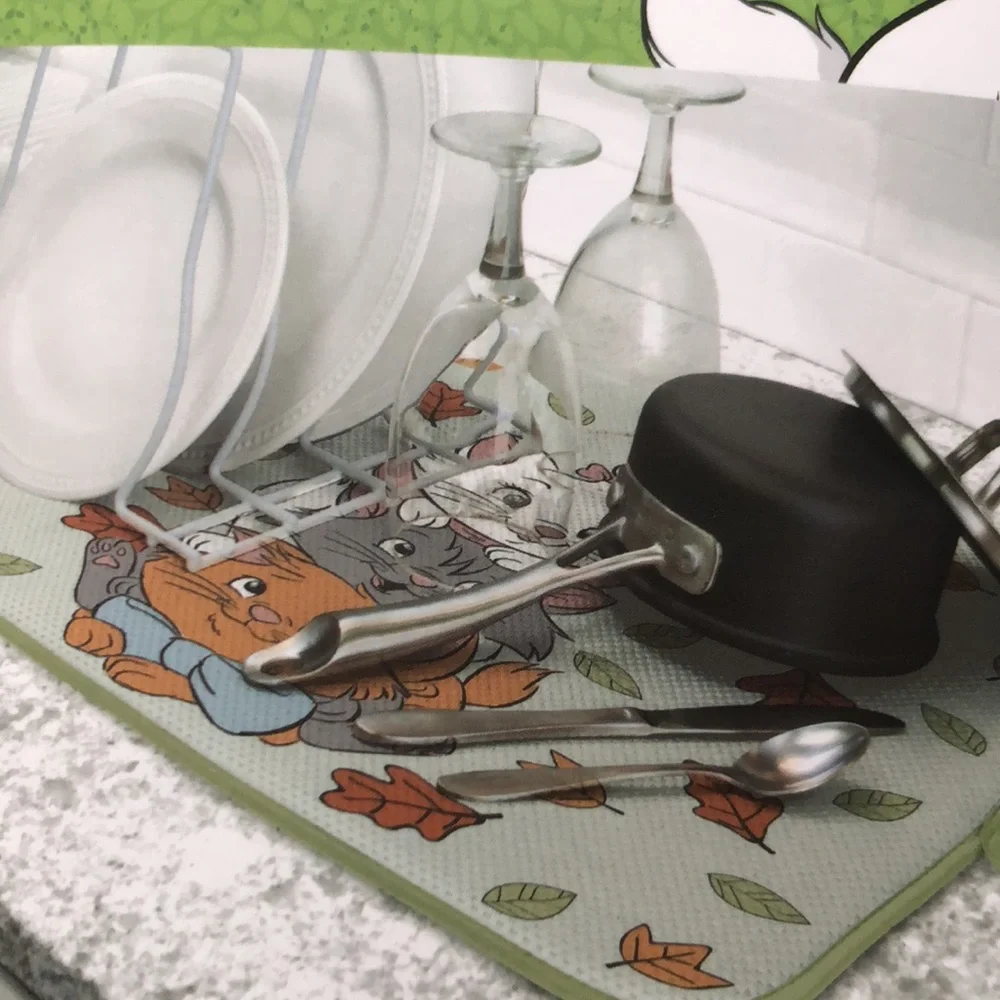 Disney MARIE The Aristocats Kitchen Drying Mats